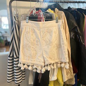 Zara - Shorts w/ Tassels - Medium